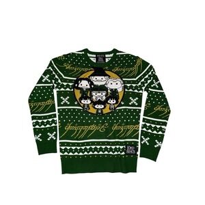 The Lord of the Rings Chibi Characters Holiday Sz S Ugly Christmas Sweater